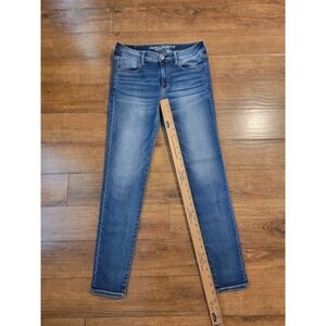 American Eagle Outfitters Super Stretch Jeggings Skinny Jeans Size 10 Long 2763